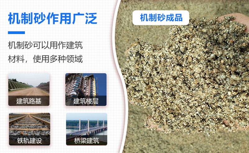 機制砂品級越來越高，用途也越來越廣泛